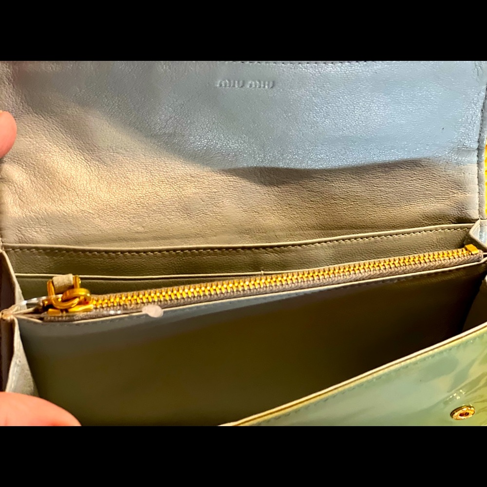 Miu Miu Authentic Wallet With Ribbon Frill. Preci… - image 5